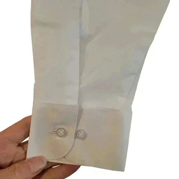 Lady Martino by Henry Segal Women's White Customizable Tuxedo Shirt w Wingtip Co - Picture 9 of 11